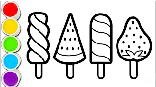 I Created An Entire Ice Cream Shop Using Only Watercolors