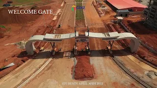 GDIZ Benin (Africa) Site Progress Ariel View (May 2022)