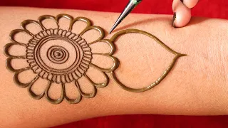 refreshing arabic mehndi design - simple henna design - latest arebic mehendi, new mehandi for hands