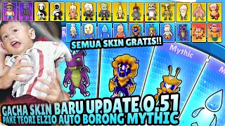 GACHA SKIN BARU MYTHIC UPDATE 0.51! PAKE TEORI ELZIO AUTO LANGSUNG LENGKAP! - Stumble Guys