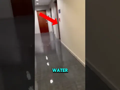 She saw the hotel inside water 🤯😭#shorts