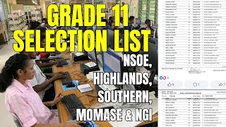 Grade 11 Selection List for 2025 PDF (UPDATE)
