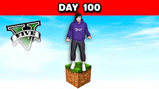 ကျနော် GTA V Sky Block မှာ ရက် ၁၀၀ အသက်ရှင်ခဲ့တယ် | 100 Days Sky Block in GTA V | SMART On Live