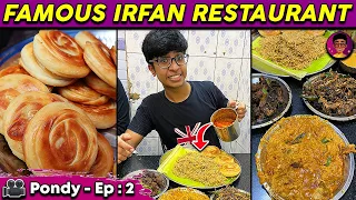 Irfan Restaurant - Nei Parotta, Mutta Chutney & Mutton Biryani🔥| Idris Explores | Pondicherry Ep: 2