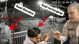 Mencuri Rumah Polisi Diamankan Polisi Saat Beraksi