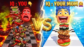 You VS you Mom? Who's The PERFECT Sandwich Made?! 🥪 #shorts #SandwichRunner 