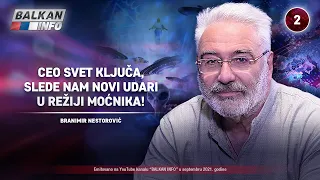 INTERVJU: Branimir Nestorović - Ceo svet ključa, slede nam novi udari u režiji moćnika! (24.9.2021)