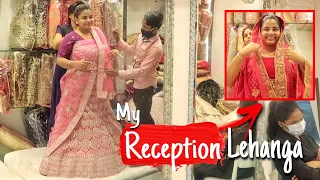 My reception lehanga shopping ❤️