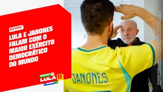 Lula e Janones falam com o maior exército democrático do mundo