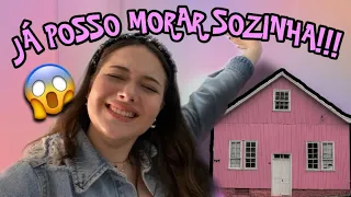 JÁ POSSO MORAR SOZINHA! Chegaram os Móveis da Cozinha e do Banheiro do meu Apê