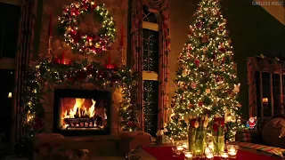 Top Christmas Songs Playlist 🎄 Classic Christmas Music with Fireplace 🎅🏼 Merry Christmas 2025