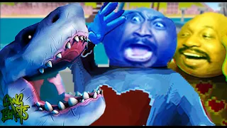 😂Imagine Being EATEN By A SHARK While Ya Boi Is LAUGHING At You! GangBeast w/ CoryxKenshin