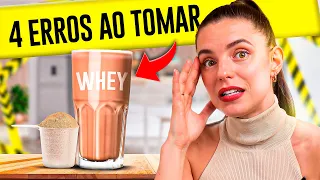 4 PIORES ERROS AO TOMAR WHEY PROTEIN