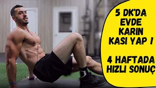 4 HAFTADA GARANTİ KARIN KASI ÇIKARAN RUTİNİM !! (Güncel Fiziğim)