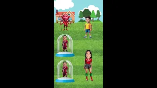 Compilation football 😍🔥 Ronaldo vs Messi vs Mbappé vs Neymar