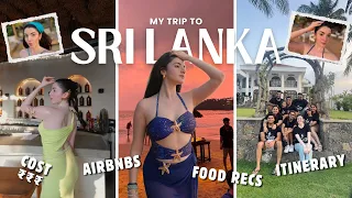 My entire itinerary of Srilanka🍛☀️🏖️ | Aastha Shah
