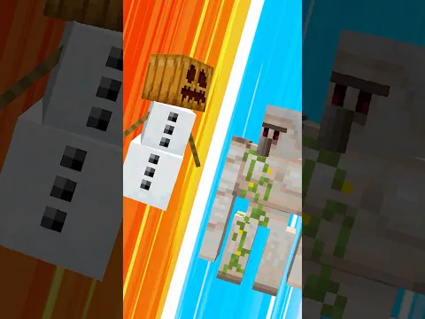 Cual es el mejor GOLEM? @Laiwy #minecraft #minecraftshorts #minecraftmemes #shorts
