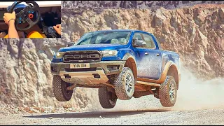 Ford Ranger Raptor | Realistic offroading - Forza Horizon 4 | Logitech g29 gameplay
