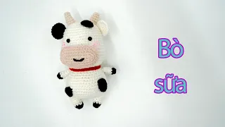 Hướng dẫn chi tiết cách móc len chú bò sữa | Chuyen Van Handmade