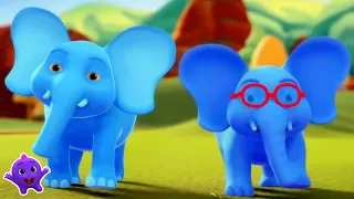 🐘 Ek Mota Hathi Rhyme, एक मोटा हाथी, Hindi Poem and Kids Cartoon