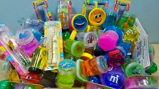 MIXING ALL MY NEW STORE BOUGHT SLIME ! SLIME SMOOTHIE - SATISFYING SLIME VIDEOS ! ALEX SLIME !!