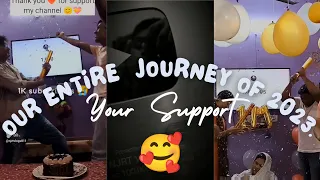 Our Lovely Journey Of 2023🥰😇🥰 @njrtvlogs03699#journey