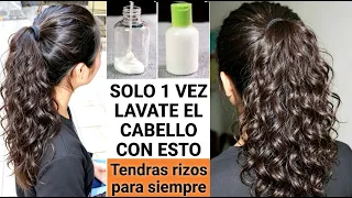 PERDISTE TUS RIZOS?🟣Recuperador de rizos instantáneo solo lava 1 vez! RULITOS DEFINIDOS Y SIN FRIZZ📲