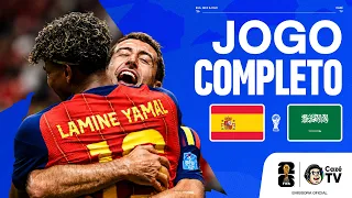 JOGO COMPLETO: ESPANHA X ARÁBIA SAUDITA | COPA DO MUNDO FIFA™ 2026 | 2ª RODADA | FASE DE GRUPOS