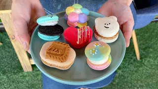 【完全赤字】30分500円マカロン食べ放題をするカフェの仕込み風景【ASMR】