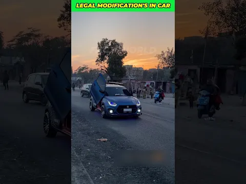 Top 5 Legal modification 😲in car's #shorts #youtubeshorts