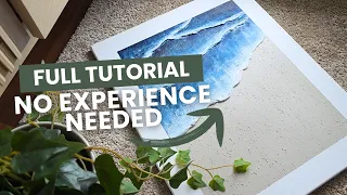 Coastal Textured Art For Complete Beginners (Full Tutorial)