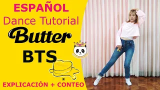 BTS -  BUTTER | ESPAÑOL Dance Tutorial | EXPLICACIÓN + MIRROR | Sarai (GWIYOMI QUEENS) (방탄소년단)