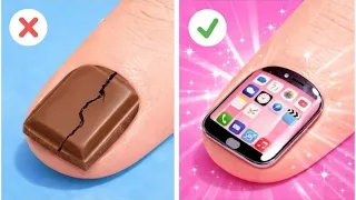 NEW 123 GO! 진짜 음식 대 초콜릿 음식 챌린지 😱🍫 KPop 데몬 헌터즈 출연!