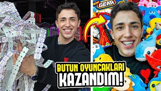 EĞLENCE MERKEZİNDEKİ BÜTÜN ÖDÜLLERİ KAZANDIM!