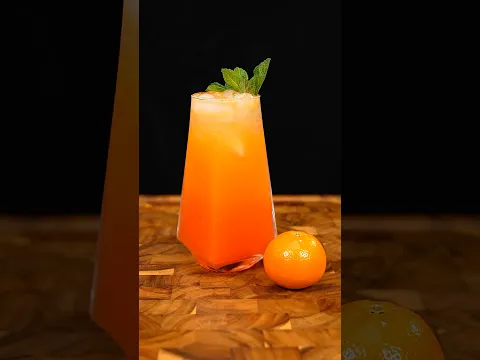 Mandarin Sunrise | refreshing summer drink #shorts