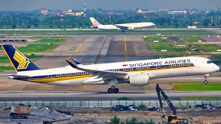 20 MINS LANDINGS & TAKEOFFS at BKK | 4K | Close Up Plane Spotting at Bangkok Suvarnabhumi (2022)