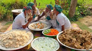 100 Whole Chicken Roast & Pulao Rice - 100 Chicken, Eggs & Sweet for 100 Special People