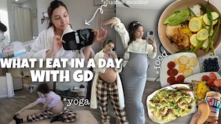 A DAY IN MY LIFE WITH GESTATIONAL DIABETES | what i eat, yoga, exercise + healthy habits