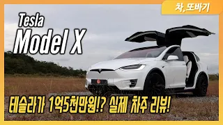 테슬라 모델 X 내돈내산 시승기ㅣ전기차 중에 유일한 6인승, 제로백 4.7초 한 번 충전으로 450km 주행! /차,또바기