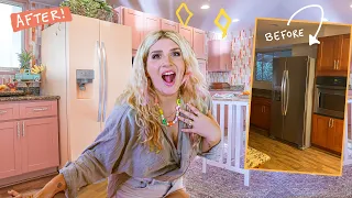 DIY *Budget* Kitchen Makeover REVEAL (Our Island Fixer-Upper)