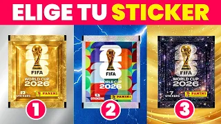 ELIGE TU SOBRE DORADO PANINI DEL MUNDIAL ⚽🏆 Quiz De FÚTBOL MUNDIAL 2026 🌎🔥 | ¿TENDRÁS SUERTE?