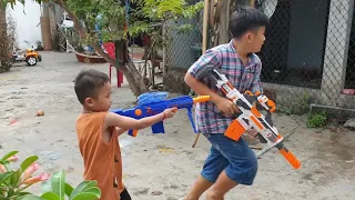 Trò Chơi Làm Kỵ Sĩ ❤ ChiChi Family ❤ Đồ Chơi Thiếu Nhi Nerf Fun Kids