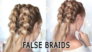 False braid tutorial - Hairstyle for medium and long hair