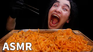 ASMR NUCLEAR FIRE NOODLES (No Talking) MUKBANG