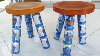 Cách tôi làm ghế ngồi bằng vỏ lon