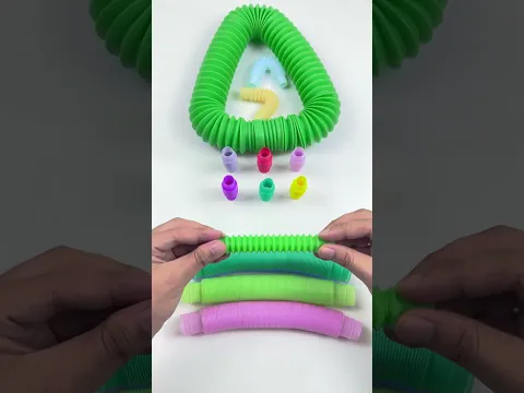 Relaxing with Voicing and color changing of pop tube #asmr #creative #satisfying#relaxing #voicings