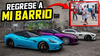 VOLVÍ AL BARRIO DONDE CRECÍ CON TODOS MIS AUTOS EXOTICOS.. | ManuelRivera11
