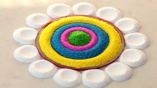 very simple rangoli designs for diwali / Diwali Rangoli Designs | Navratri Rangoli designs