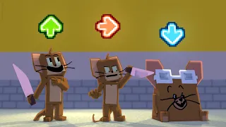 FNF Character Test | Gameplay VS Minecraft Animation | Tom and Jerry