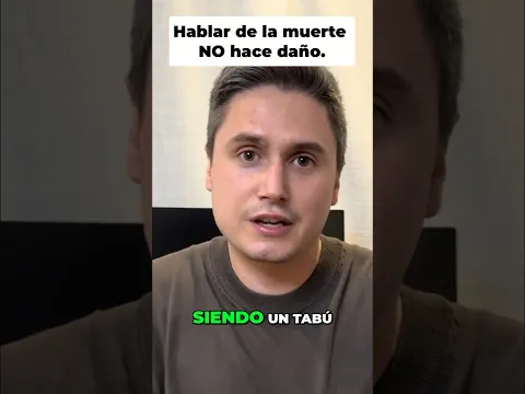 Hablar de la muerte no hace daño #shorts